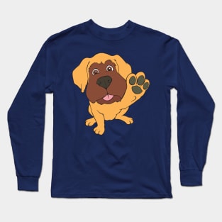 Funny Mastiff Design Long Sleeve T-Shirt